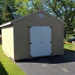 Caledonia WI 12x16 gable shed